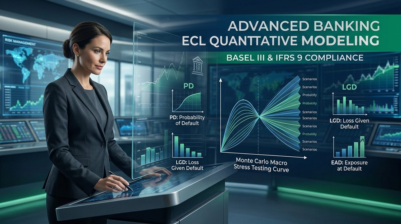 Mô Hình Hóa Xác Suất Vỡ Nợ (PD – LGD – EAD) & Stress Testing Chuẩn Basel II/III